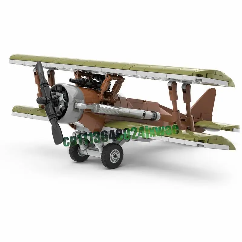 351ピース-ヴィンテージ戦闘機-mocモデル-カスタムパズル-テクニカルdiy組み立て-クリエイティブビルディングブロック-おもちゃ-人気ギフト