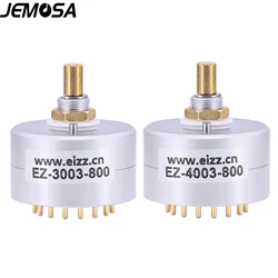 EIZZ 3 Ways 4 Ways 3 Positions Rotary Switch Signal Source Selector Rotary Signal Selection Rotary Adjust Switch HIFI Audio AMP