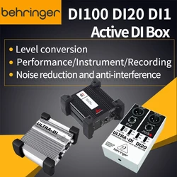 Behringer Di1/100/20 Active Di Box Effector Signal Converter to Balance