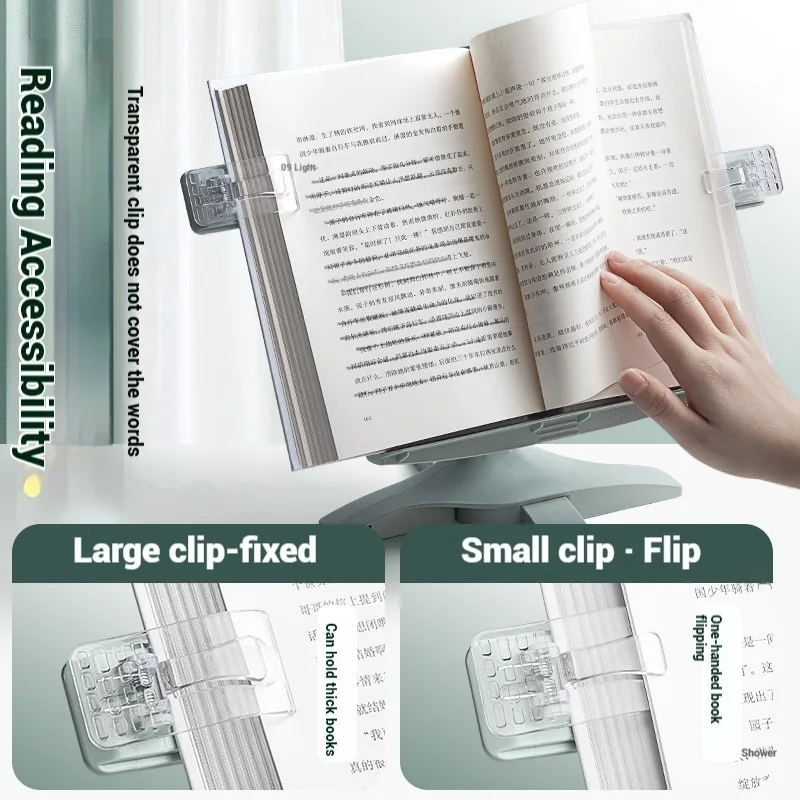 Adjustable Kids Book Stand - Foldable Reading Rack for Students - Multi-Functional Desktop Book Holder for Study & Reading