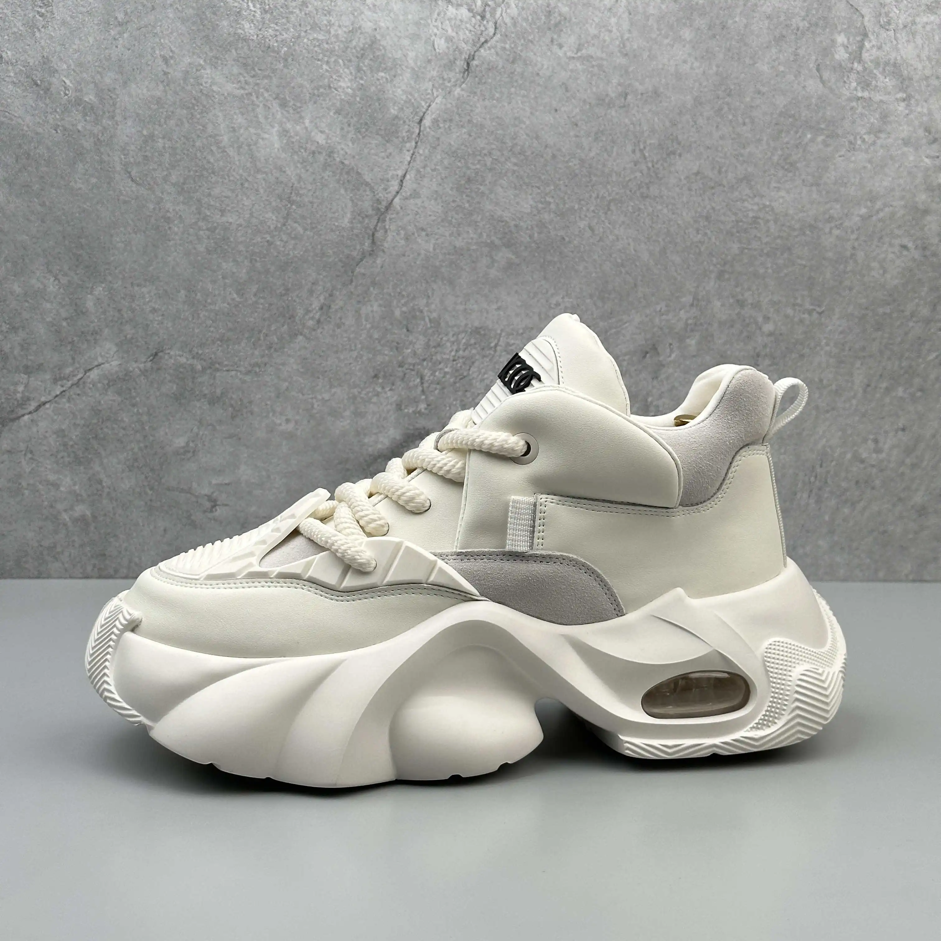 

With Lacing High Platform Men's White Shose Golf Premium Shoes Men Sneakers 47 Size Sports Model Sheos Cuddly Dropship