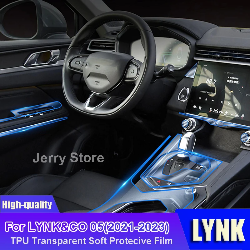 

For LYNK&CO 05(2021-2023) Car Interior Center Console Transparent TPU Protective Film Anti-scratch Repair Car Stickers