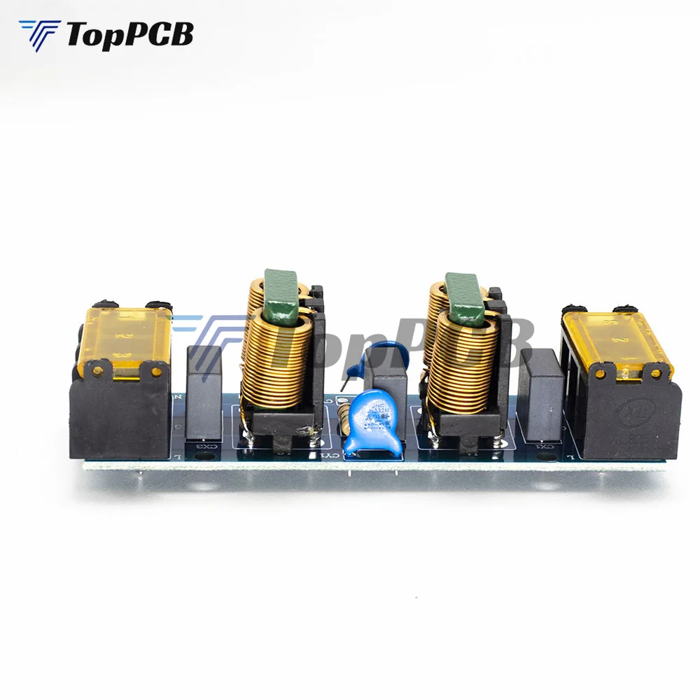25A power filter EMI high-frequency two-stage power low-pass filter board filter module PCB copper access filter circuit