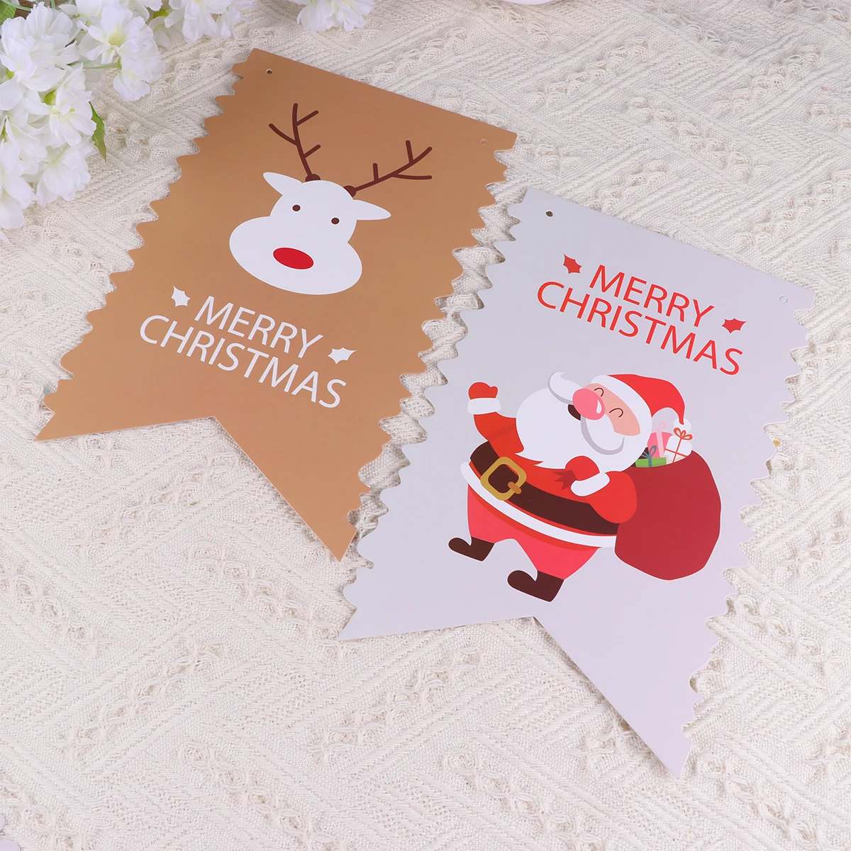 

Flags Banners Christmas Decorations Double Sided Colorful Banner Party Home Garden Shop Car Sports