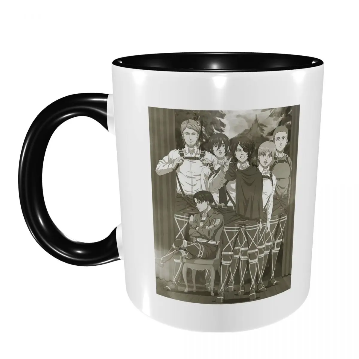 Attack On Titan Zeke Yeager Mug Funny Ceramic Coffee Cups Tea Mugs Milk Cup Drinkware Gift for Woman Man