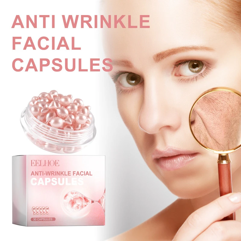 

Skin Barrier Repair Anti-Wrinkle Serum Capsules - Hydrates Skin, Reduces Wrinkles, Boosts Elasticity, Tightens Facial Skin