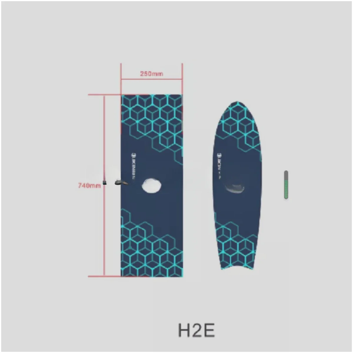 Hot sales direct drive electric skateboard 10S1P capacity 25KM/H 15.5mph all terrain dual motor electric skateboard mini