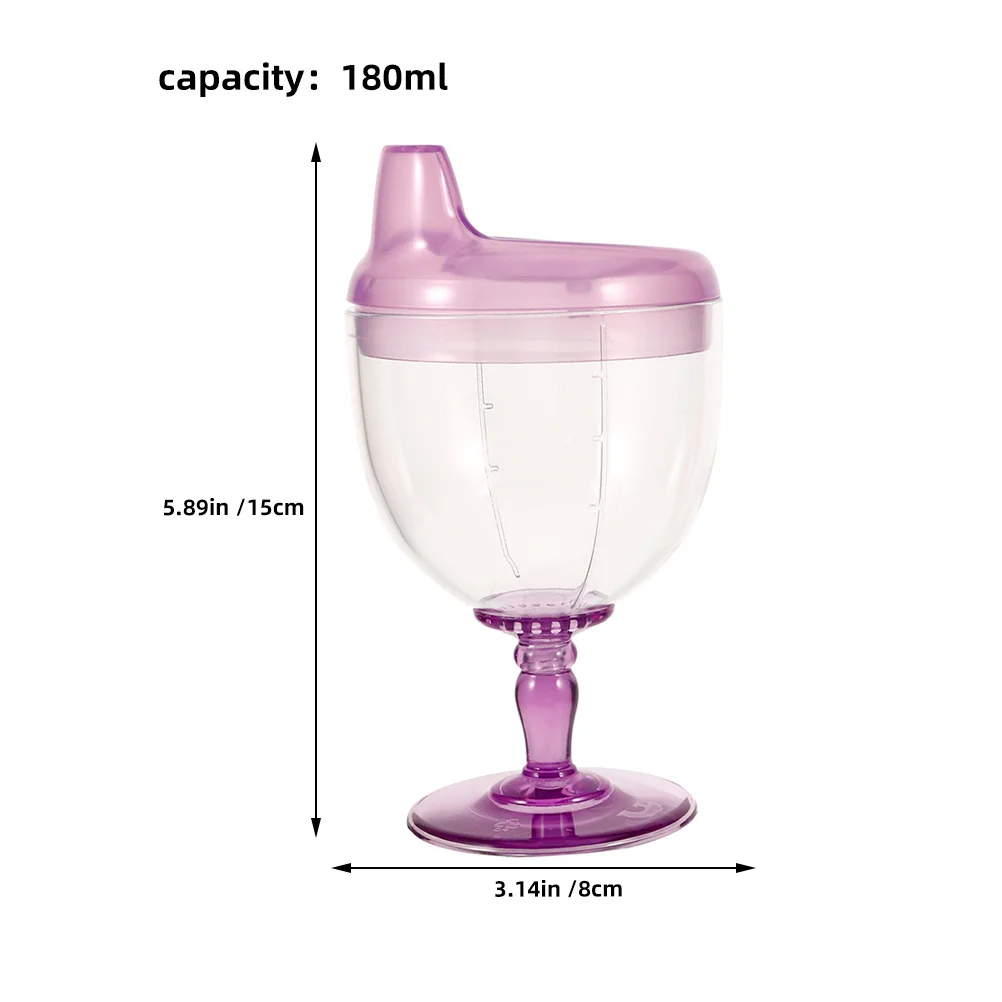 2 pçs taça de plástico inquebrável crianças copo inquebrável criança drinkware suco claro garrafa de leite para crianças festa