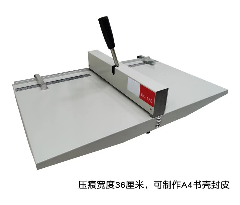 Manual Indentation Machine A4 Thick Paper Folding Machine A3 Album Photo Greeting Card Advertising Color Page Pressing Machine