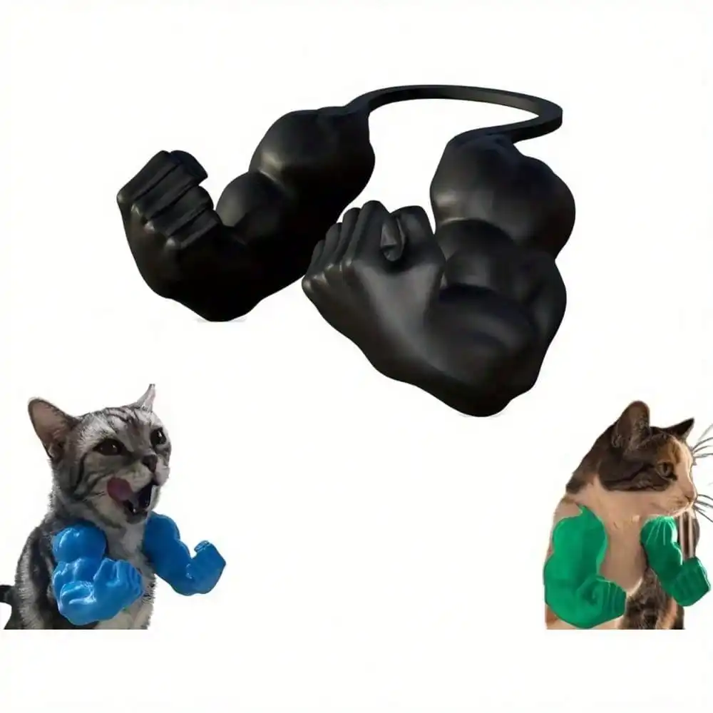 Funny Pet Muscle Arm Costume, Cat Dog Hanging Arm Prop, Novelty Pet Clothes Accessory for Photo Props
