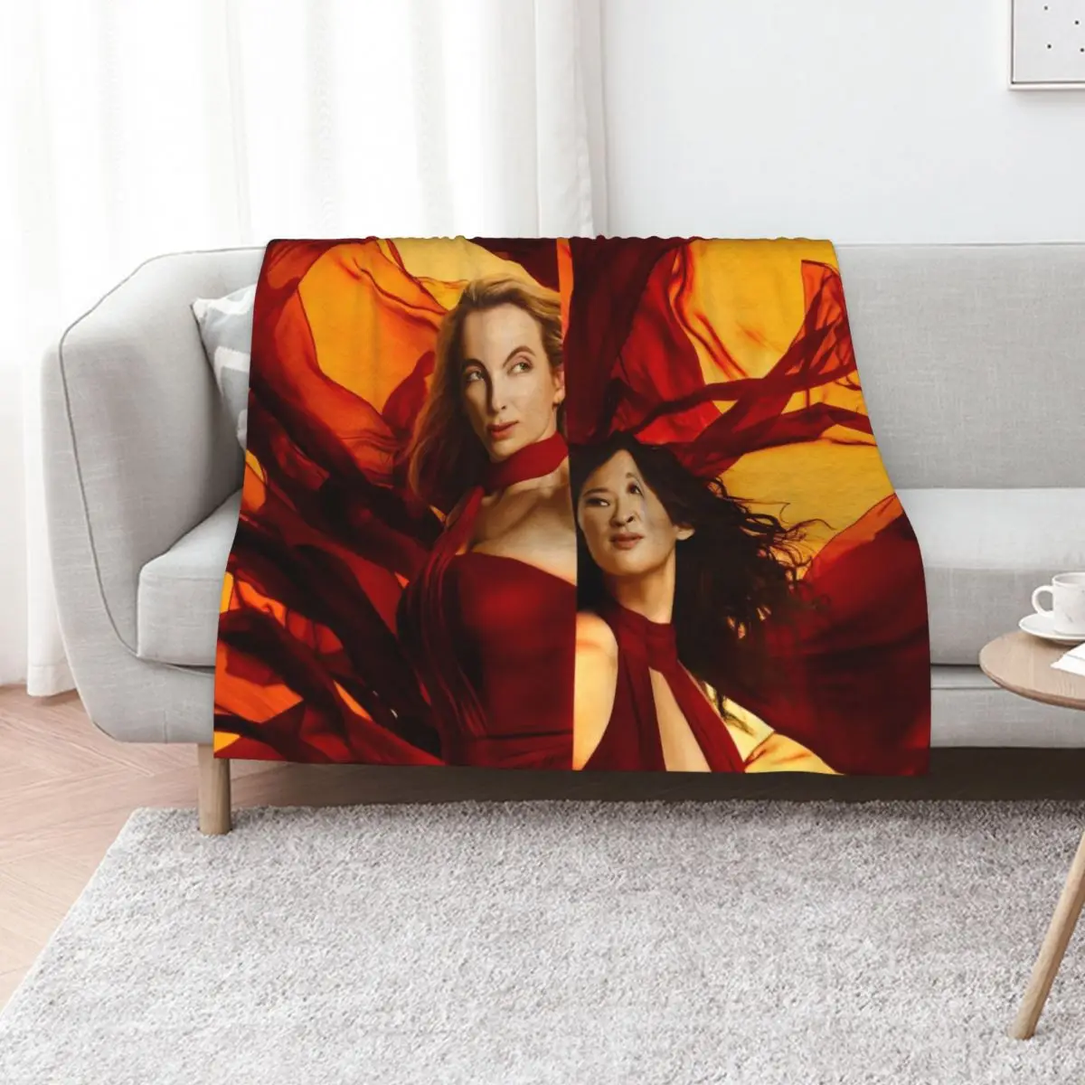 

Killing Eve Movie Throw Blanket anime for sofa Furrys blankets ands Blankets
