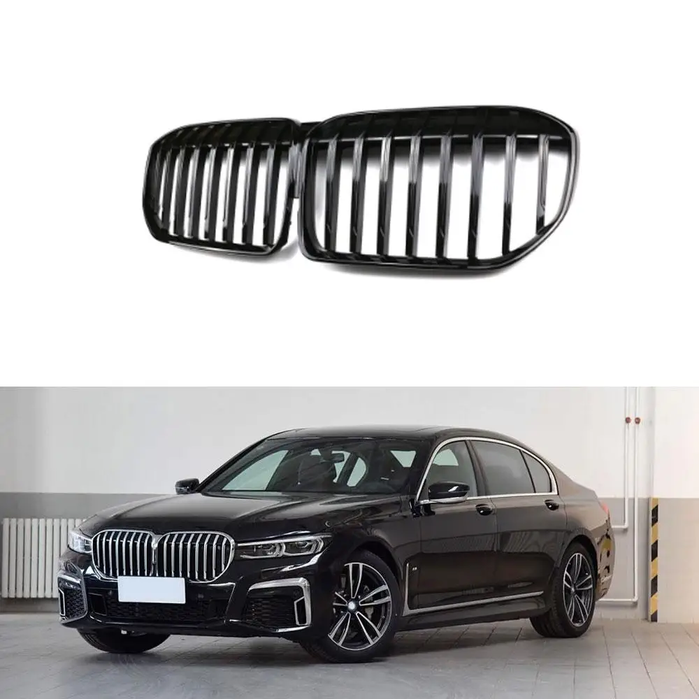 

Решетка радиатора из глянцевого черного карбона для BMW G11 G12 (2019-2022), однолинейная