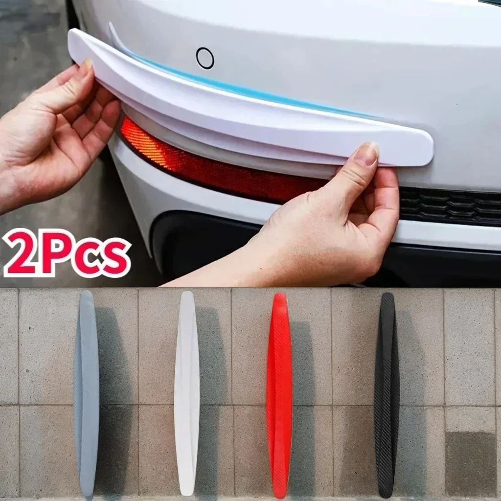 

​​2PCS Universal Anti-Collision Protector Stickers - Front/Rear Bumper Guard Anti-Scratch Strips Car Accessories​​