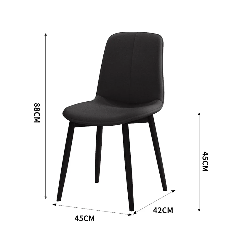 Set of 2 Kitchen Modern Dining Chairs Luxury Room Ergonomic Dining Chairs Comfortable Nordic Room Chairs Living Room Furniture