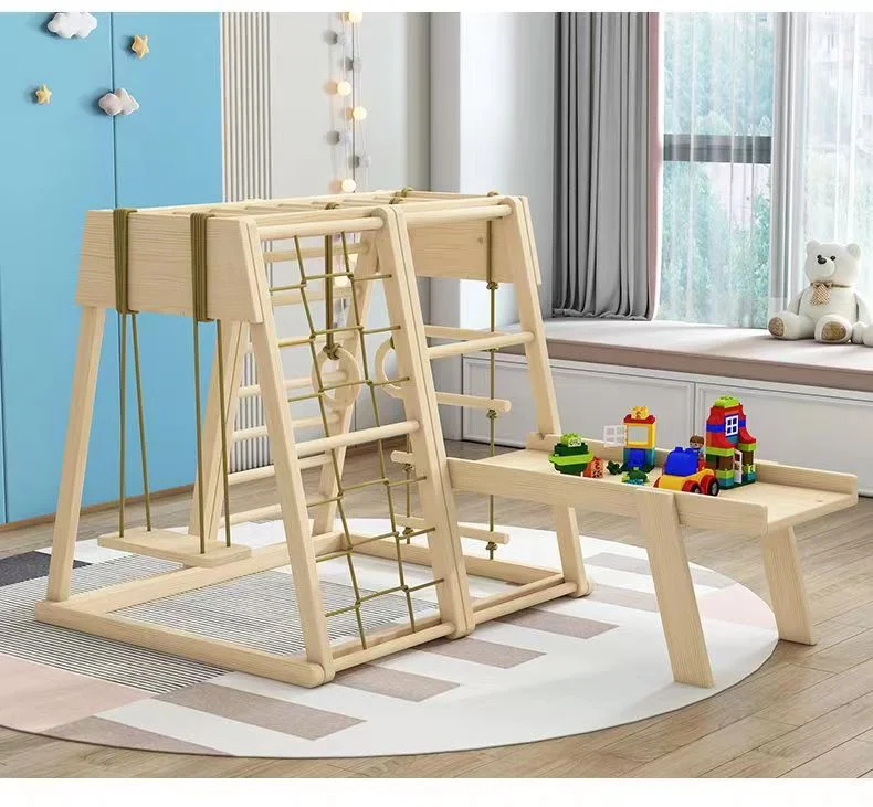 

Hot Sale Low Price Guaranteed Quality Wood Climbing Frame Indoor Playground