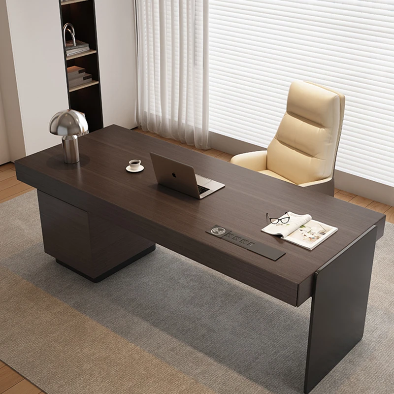 Executive Office Desk Furniture Room Seating Modern Corner Computer Desks Workstation Wooden TableTavolo Da Lavoro Simple