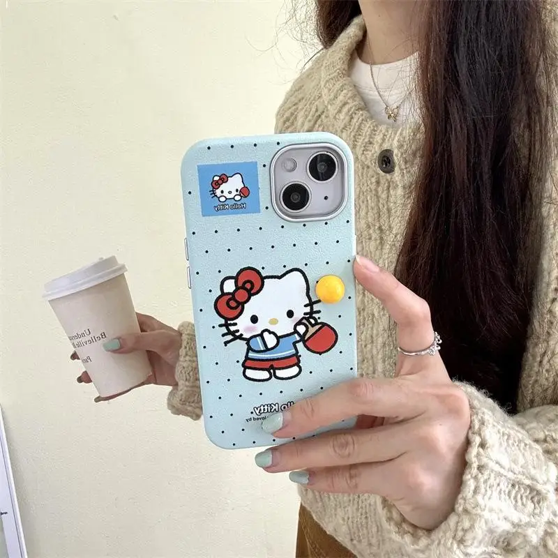 Sanrio Hello Kitty and Friends Happy Time Phone Case for Iphone 15 14 13 Pro Max 11 12 13 Pro X Xr 7 8 Plus Y2K Girl Gift Cover