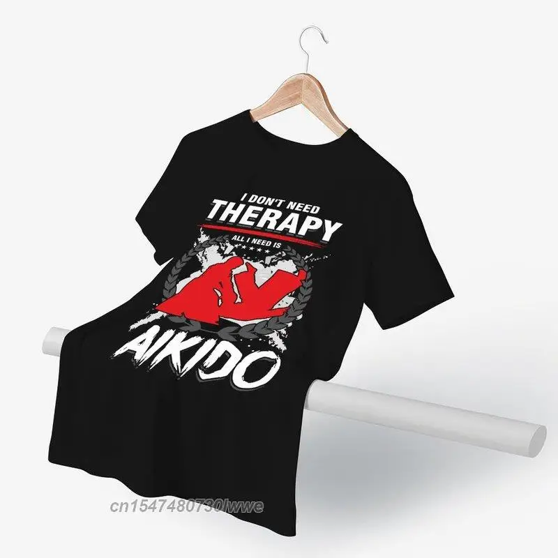 Aikido T-Shirt Fashion Cotton Standard Size European Clothes T Shirt Printed Short-Sleeve Tshirt Mens 3xl