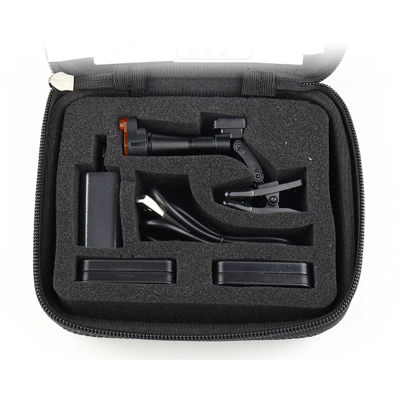 VVDental 5W Lampada frontale wireless portatile dentale Aspirazione magnetica Odontoiatria Lampada frontale chirurgica Clip-on con lenti d'ingrandimento Faro a LED