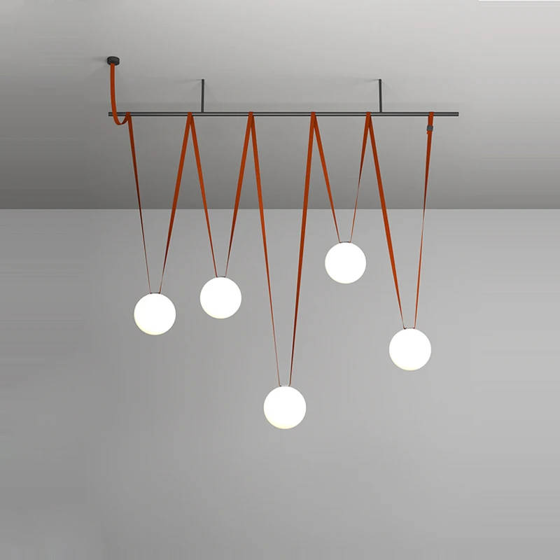 pingente led para sala de estar cinto artistico candelabro suspensao luminaria bricolage novo design 2024 01