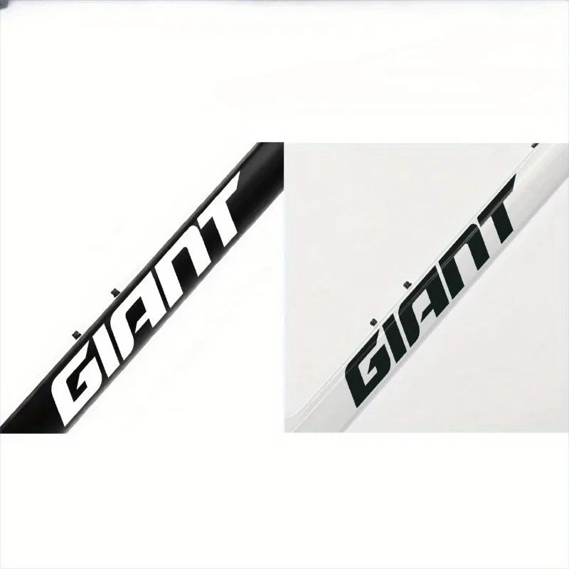 

SHEET White Bike Frame Stickers - Giant Logo Decals for Mountain/Road Bicycles, DIY Bike Branding, Fit for Giant