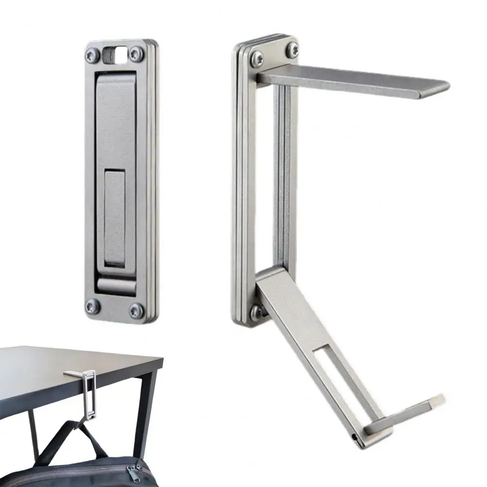 

Heavy Duty Folding Hook Backpack Bag Hanger Strong Load-bearing Hanging Hook Simple Installation Bag Organizer Hook