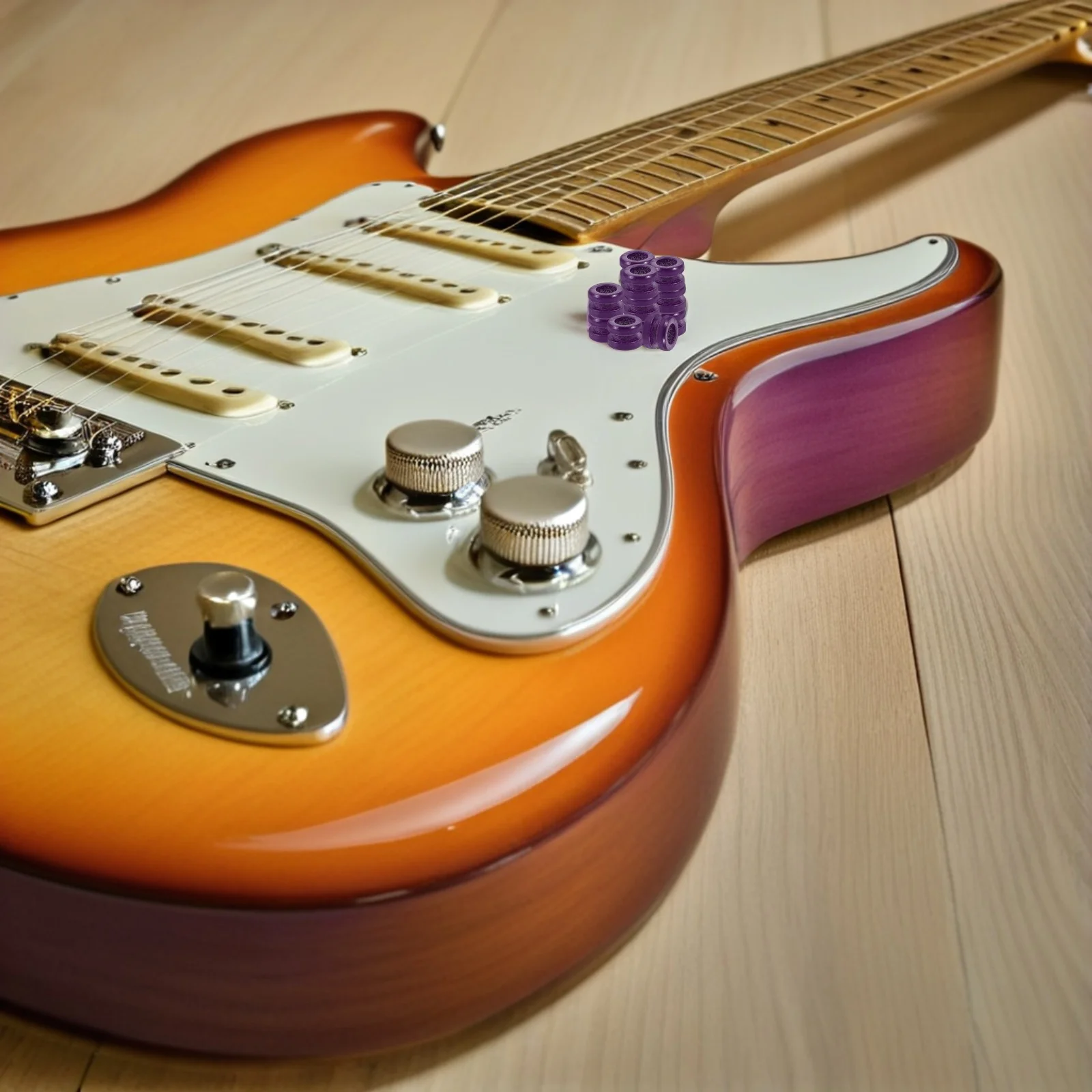 

20Pcs Colorful Metal String Beads for Guitars High Strength Steel Durable Tuning Performance Enhancement Ukulele String Beads