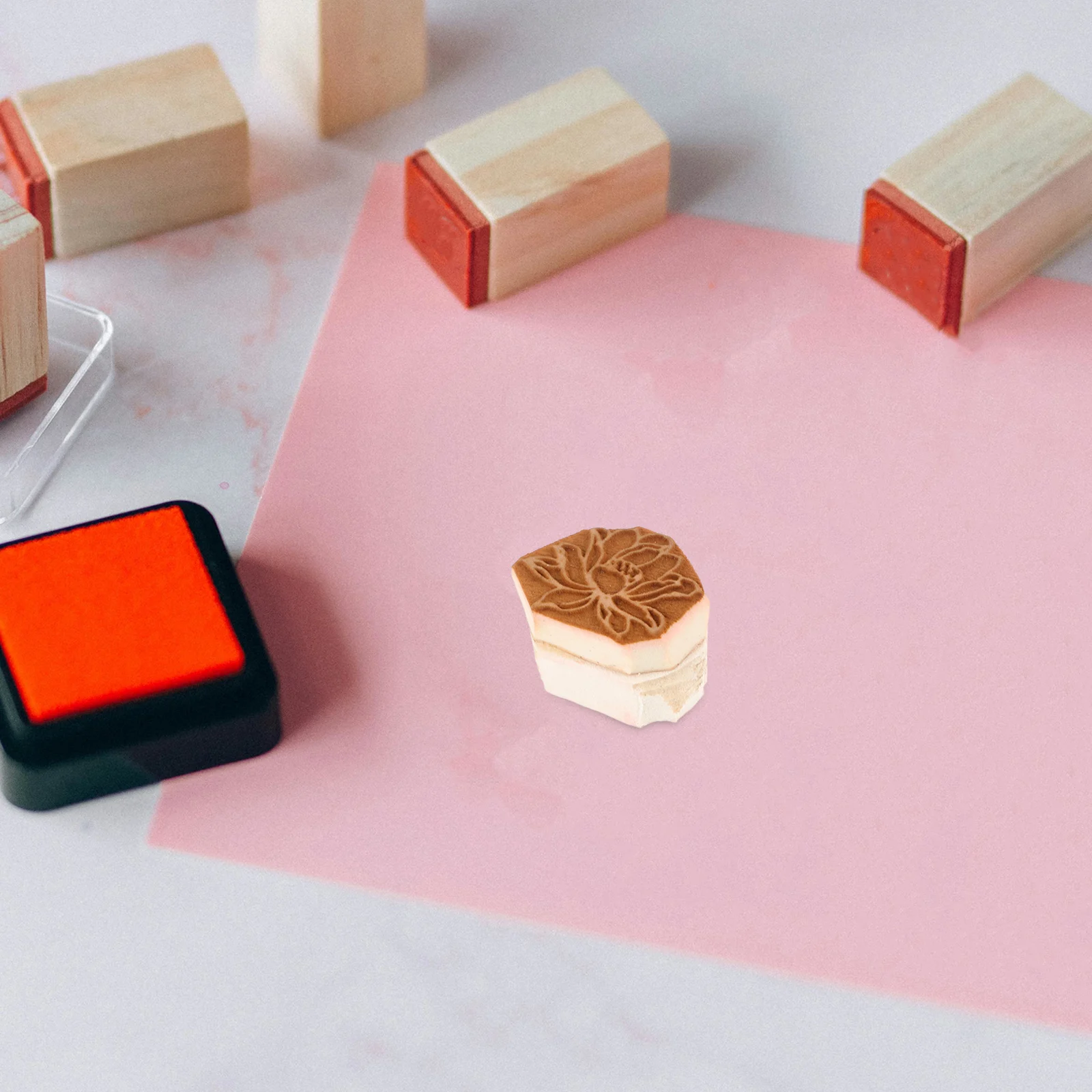 

Lotus Pattern Sponge Stamp Fall Floral Clay Pottery Embossing Craft Diy Kit For Kids Wood Fabric Scrapbooking Journal Art