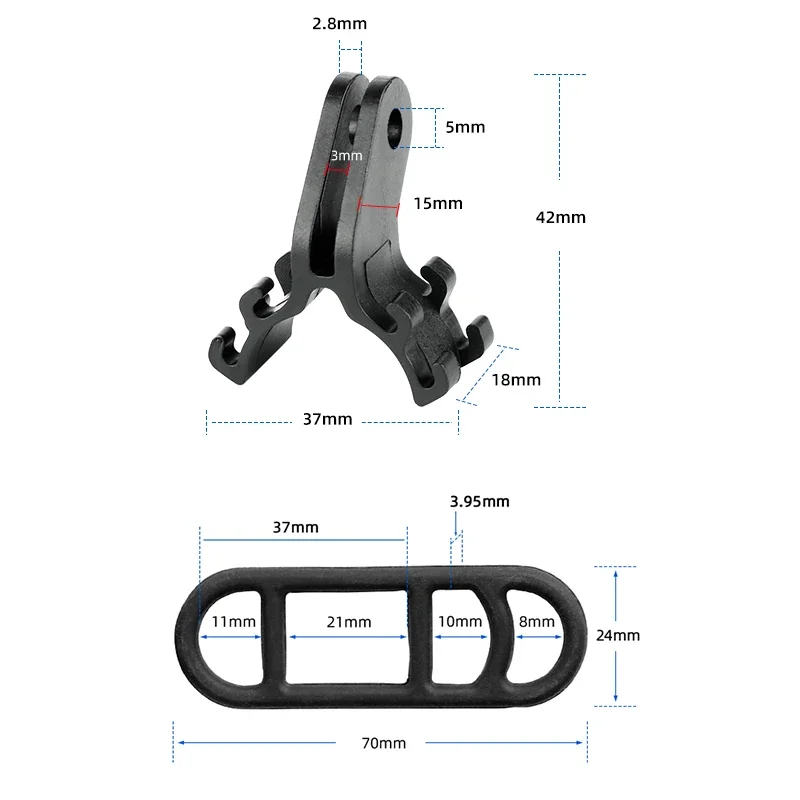 Customized Badge for Bicycle Round Aero Seat Post Mount Triathlon Racing Numbers Plate Holder Cycling Match ID Cards Bracket