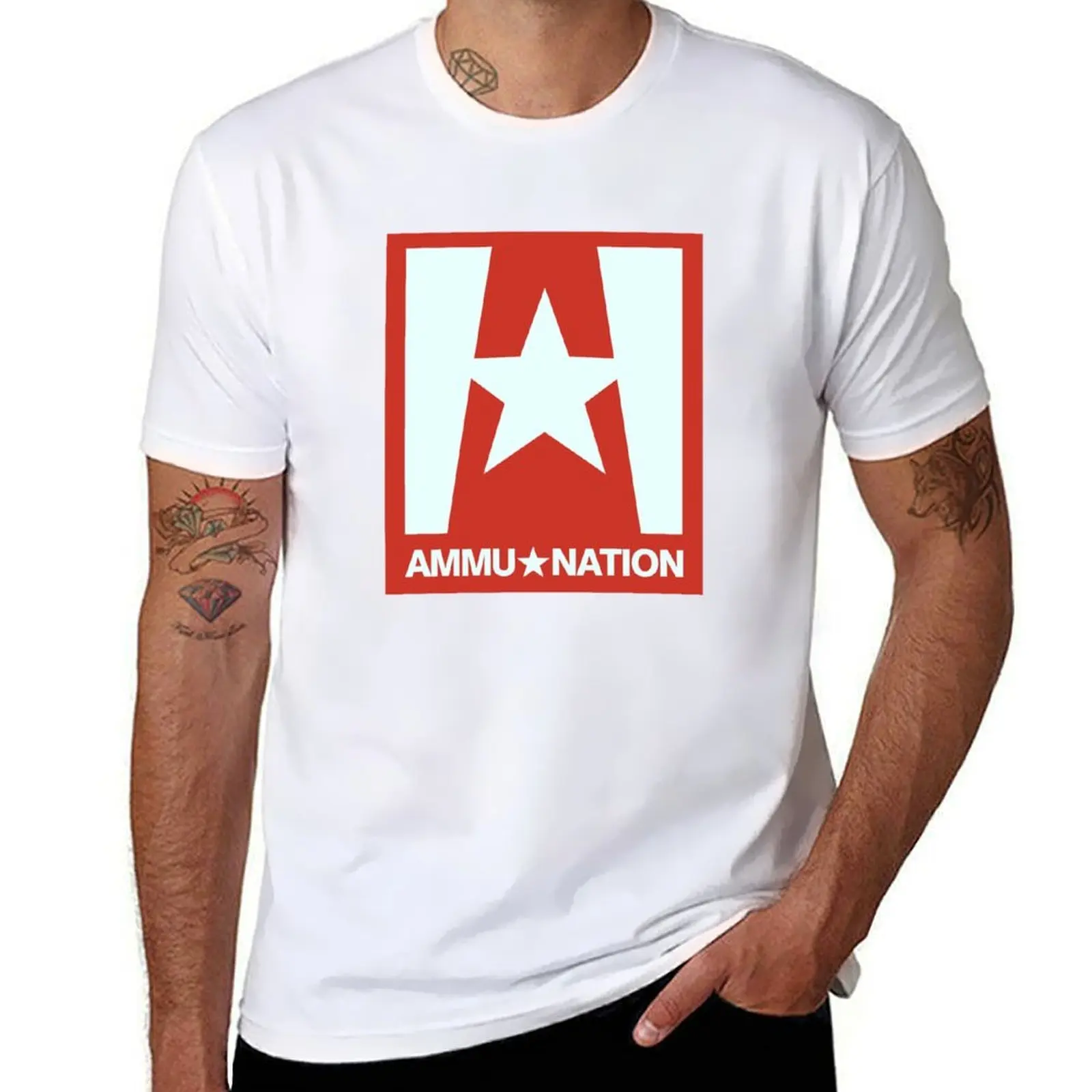 

Ammu-nation store T-Shirt t shirt man cotton man t shirt cotton high quality T-Shirt