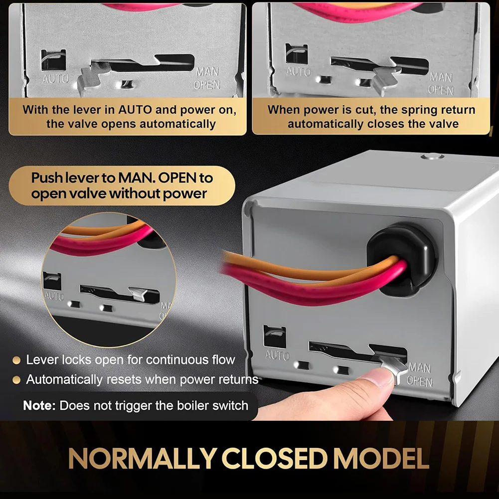 

Replacement Motor for Honeywell Zone Valve with 18 Leads and Reinforced Chassis Compatible with V8043E1000 Series Heating Valves