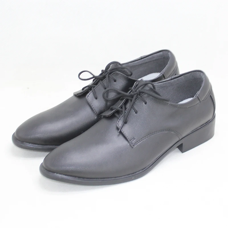 Zapatos de Cosplay Demon Slayer Kibutsuji Muzan, botas de Anime para fiesta de Halloween, zapatos de cuero Pu negros para hombres