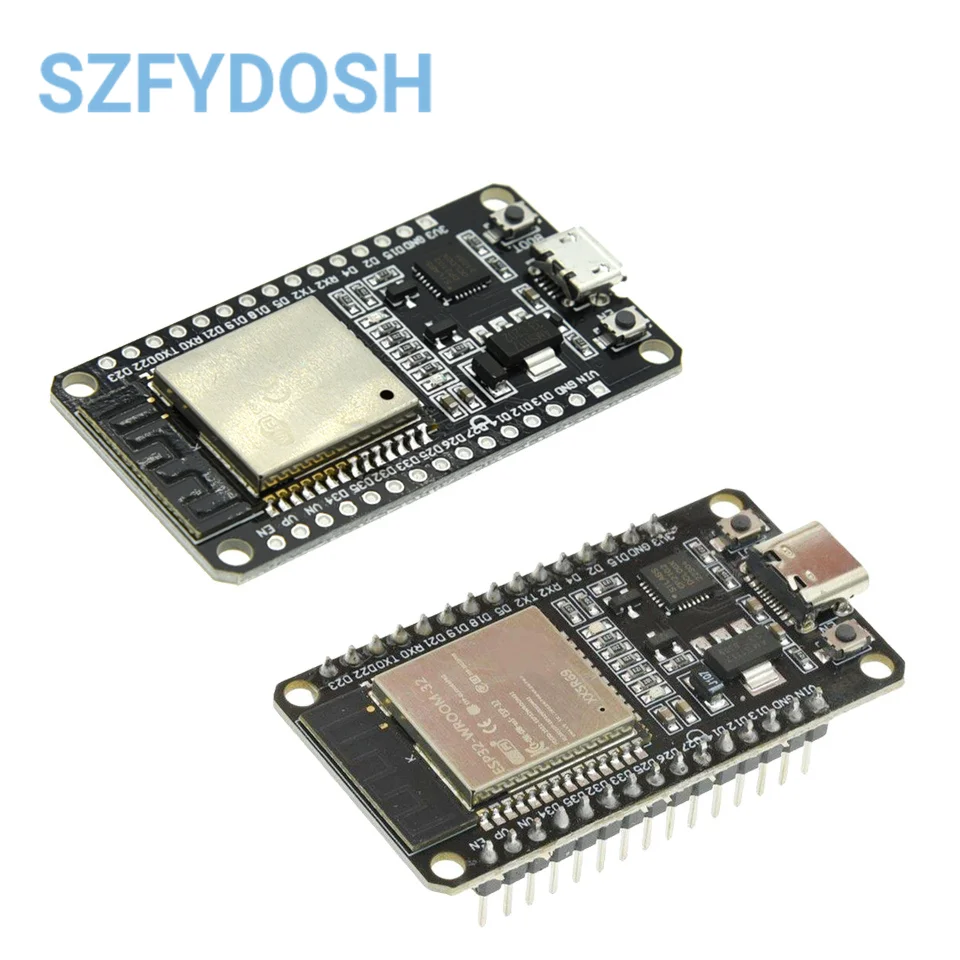 ESP32 Development Board CP2102  30P micro TYPE-C WiFi+Bluetooth-compatible Ultra-Low Power Consumption Dual Core ESP-32S