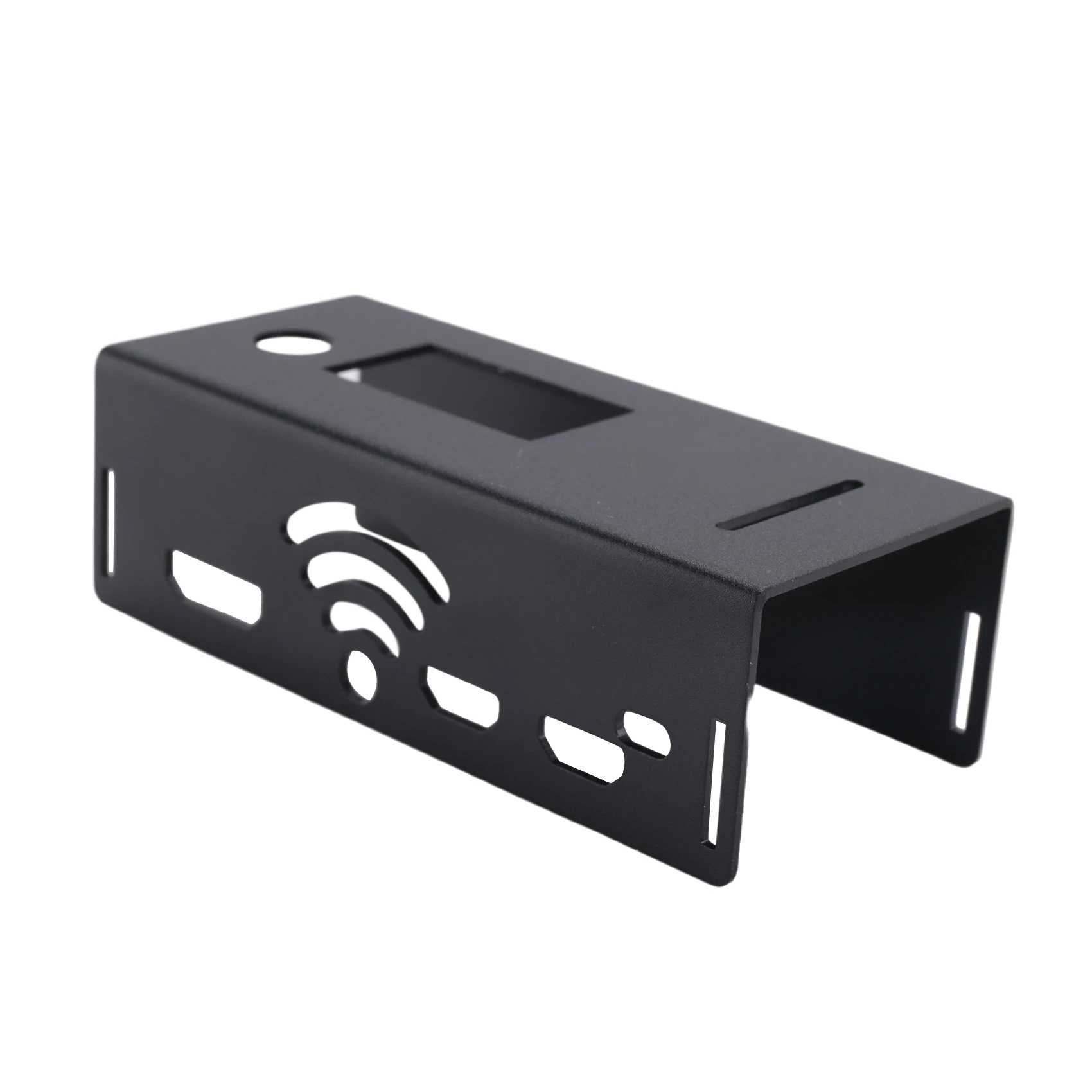 Aluminium Alloy Case for MMDVM Hotspot Expansion Rainsun Board Radio Station Wifi Voice Modem Raspberry Pi W Black