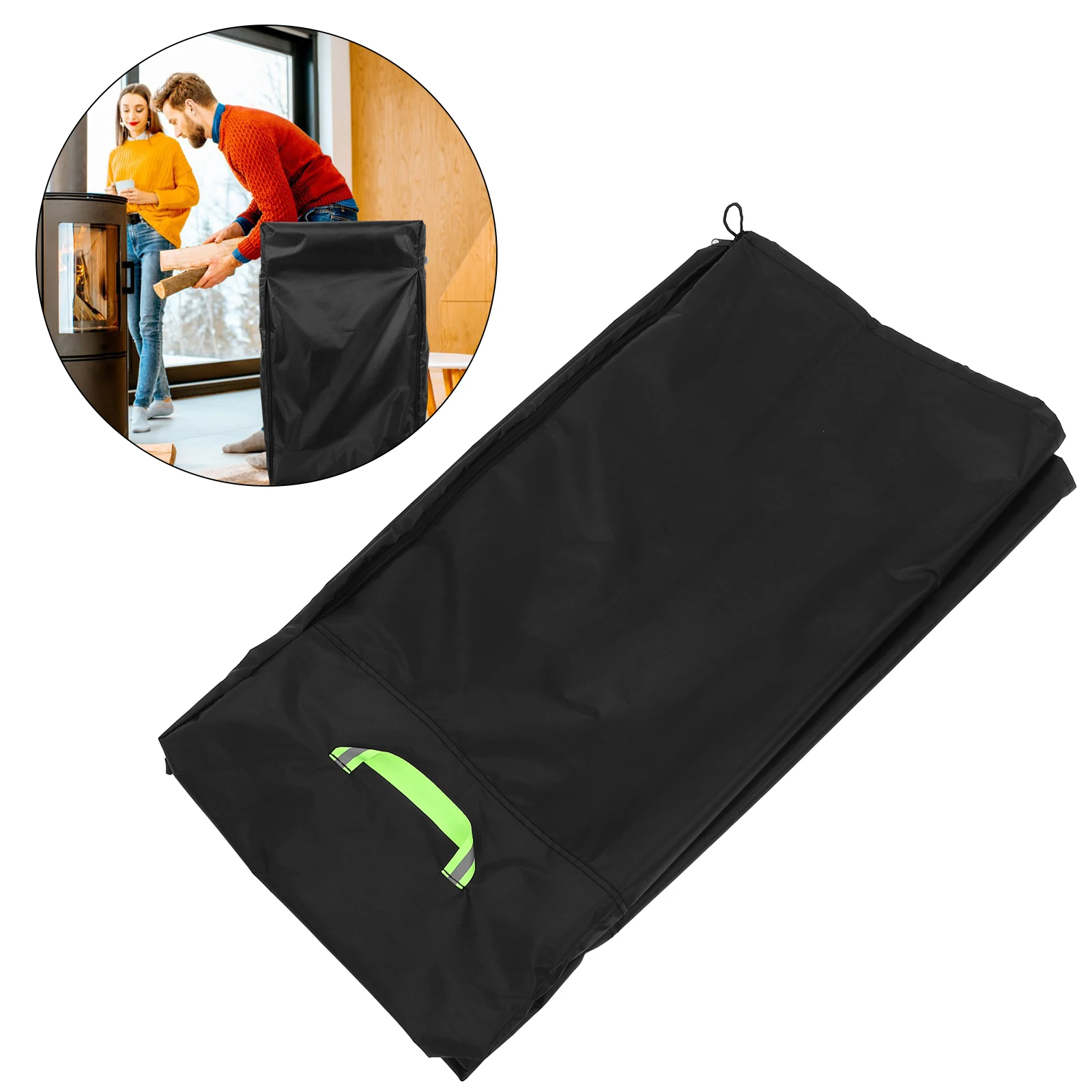 Couverture de support de bois de chauffage, 1 pièce, tissu Oxford imperméable pour l'extérieur, pour petit porte-bûches, imperméable, coupe-vent, housse de Protection pour meubles de cour