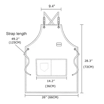 10 最佳銷售 咖啡師圍裙 - №10