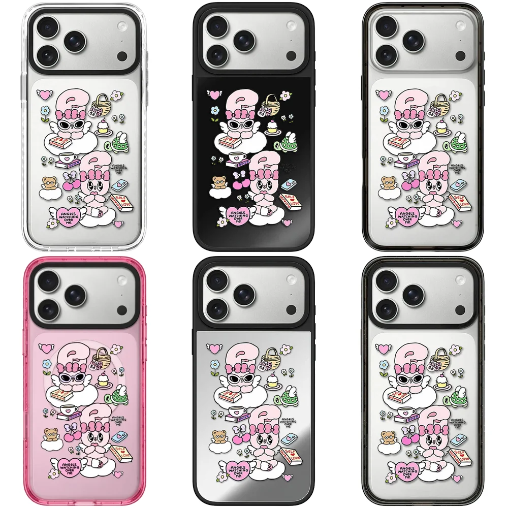 6040128 Acrylic / Mirror Magnetic Case: Compatible with IPhone 17 16 15 14 13 12 Pro Max 17 Air