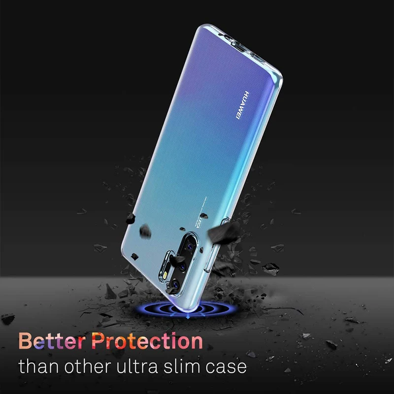 Clear Ultra Thin Silicone Case For Huawei P50 P40 P30 P20 P10 Lite Pro Plus Soft Back Cover Transparent Shell For P30 P40 Lite E