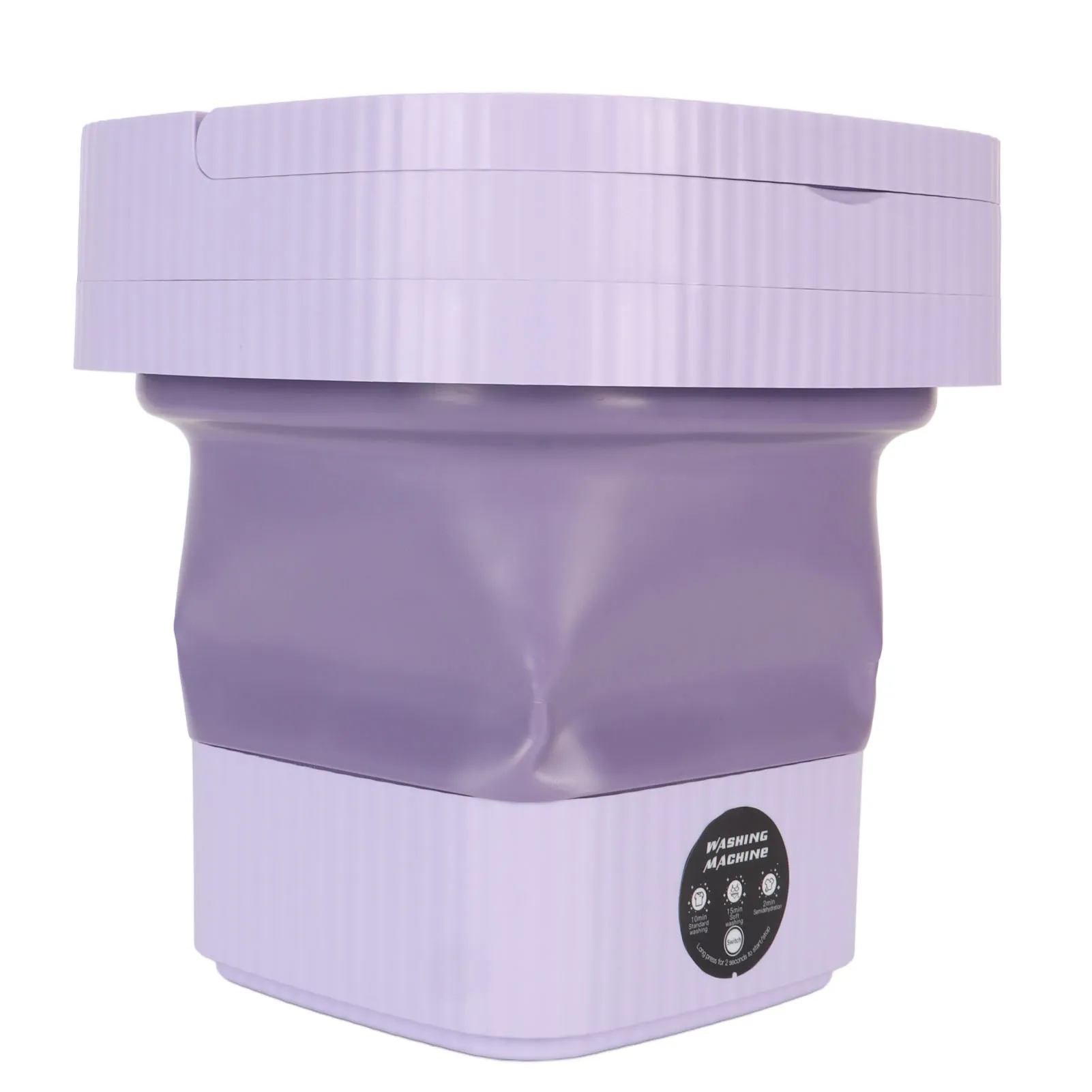 Unterwäsche Waschmaschine 10l drei Timing-Modi tragbare faltbare Waschmaschine Entwässerung sloch Design geräuscharm für Socken