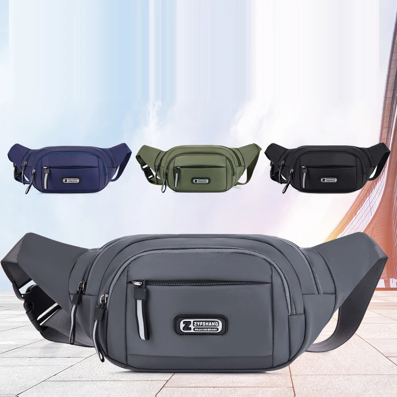 กระเป๋าคาดเอวมีซิป 1 ใบ เหมาะสําหรับทั้งชายและหญิง - เหมาะสําหรับการเดินป่า วิ่ง กีฬา และกิจกรรมกลางแจ้ง