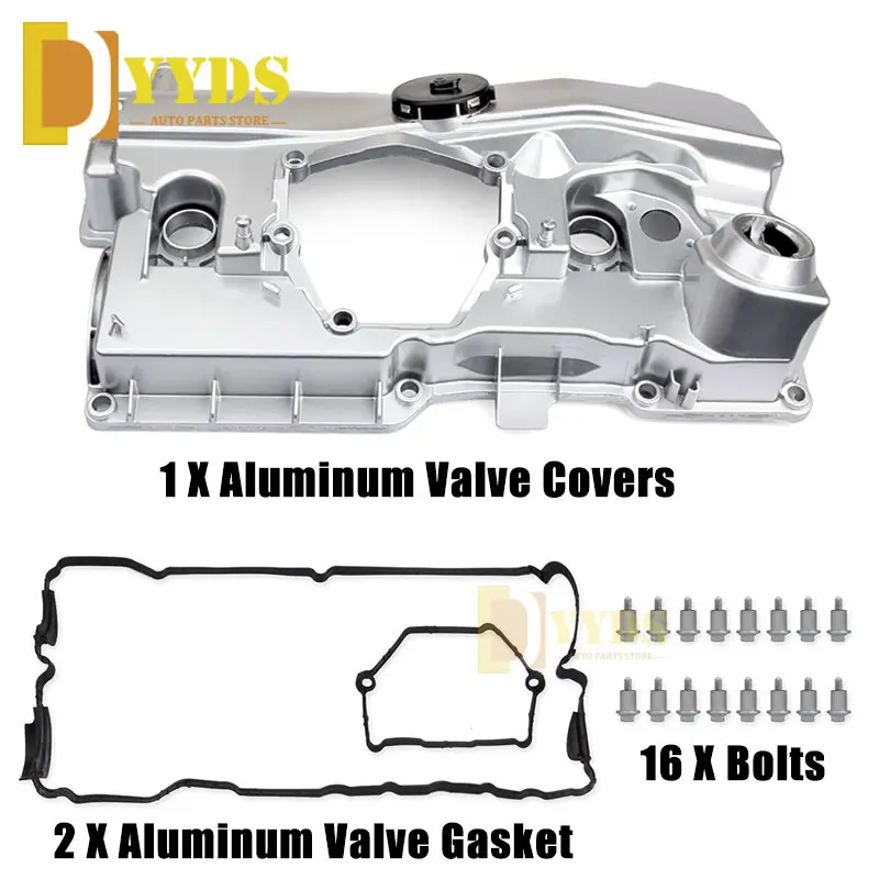 جديد الألومنيوم غطاء صمام المحرك 11128645888 لسيارات BMW Z4 X3 X1 520i 318i 320i 120i 118i 2.0L 11127553171 11120032224 #1