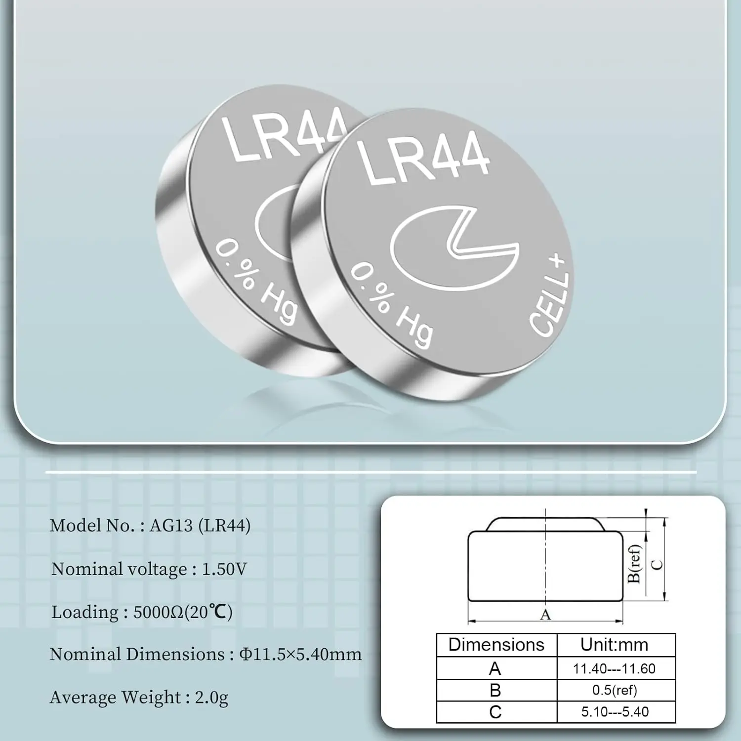PKCELL 20pcs AG13 LR44 แบตเตอรี่ AG13 LR44 อัลคาไลน์นาฬิกาแบตเตอรี่ 1.5V ปุ่มแบตเตอรี่เซลล์แบบเหรียญสําหรับไฟฉายของเล่น
