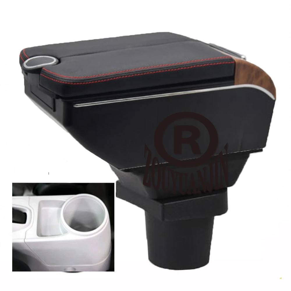 For Honda CR-Z CRZ Center Console Armrest Box Storage Elbow Rest Arm with Phone Charging USB Interface Cup Holder