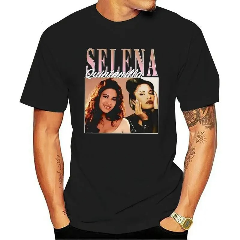 Summer Selena Quintanilla Print Cotton T-Shirts Streetwear Men Women Casual Fashion Short Sleeve T Shirt Tees Tops Man Clothing