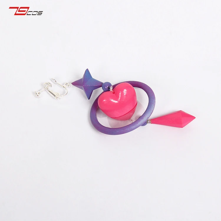 JURURU-Boucles d'Oreilles Vtuber de Cosplay, Accessoires de Décoration du cimetière Rick