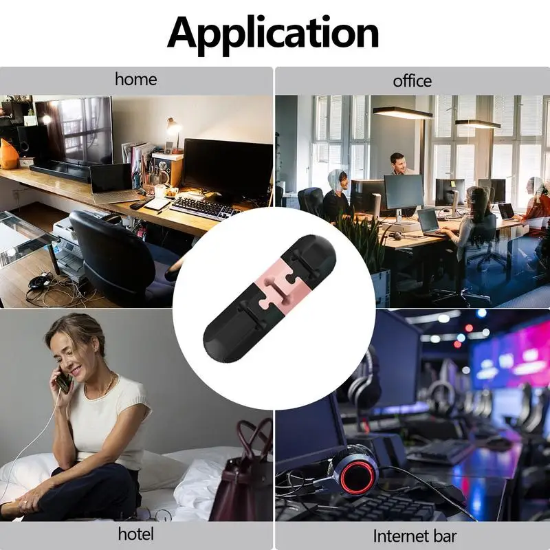 Cable Holder Clip Self Adhesive Cord Clips Cable Holder Management Multifunctional Cord Organizer Cable Management For Power