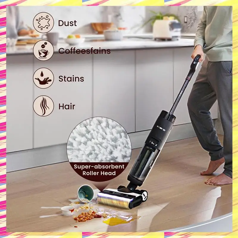 

ABJJ Replacement Brush Roller + HEPA Filters Replacement Parts For Tineco Floor ONE S7 PRO Wet And Dry Vacuum Cleaner