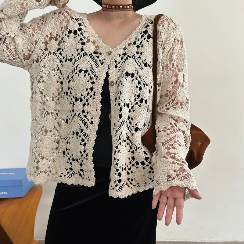 Embroidered Floral Crochet Top - Crochet Top Boho review and price
