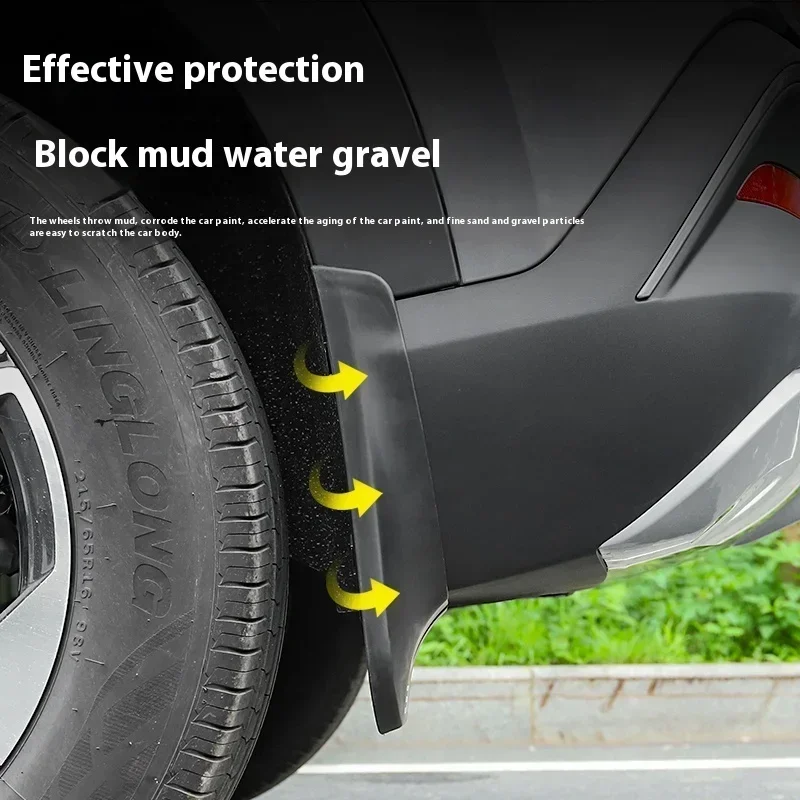 For BYD Yuan UP Special Automotive Parts for Modifying The Appearance of Front and Rear Wheel Mudguards Mud and Sand Prevention