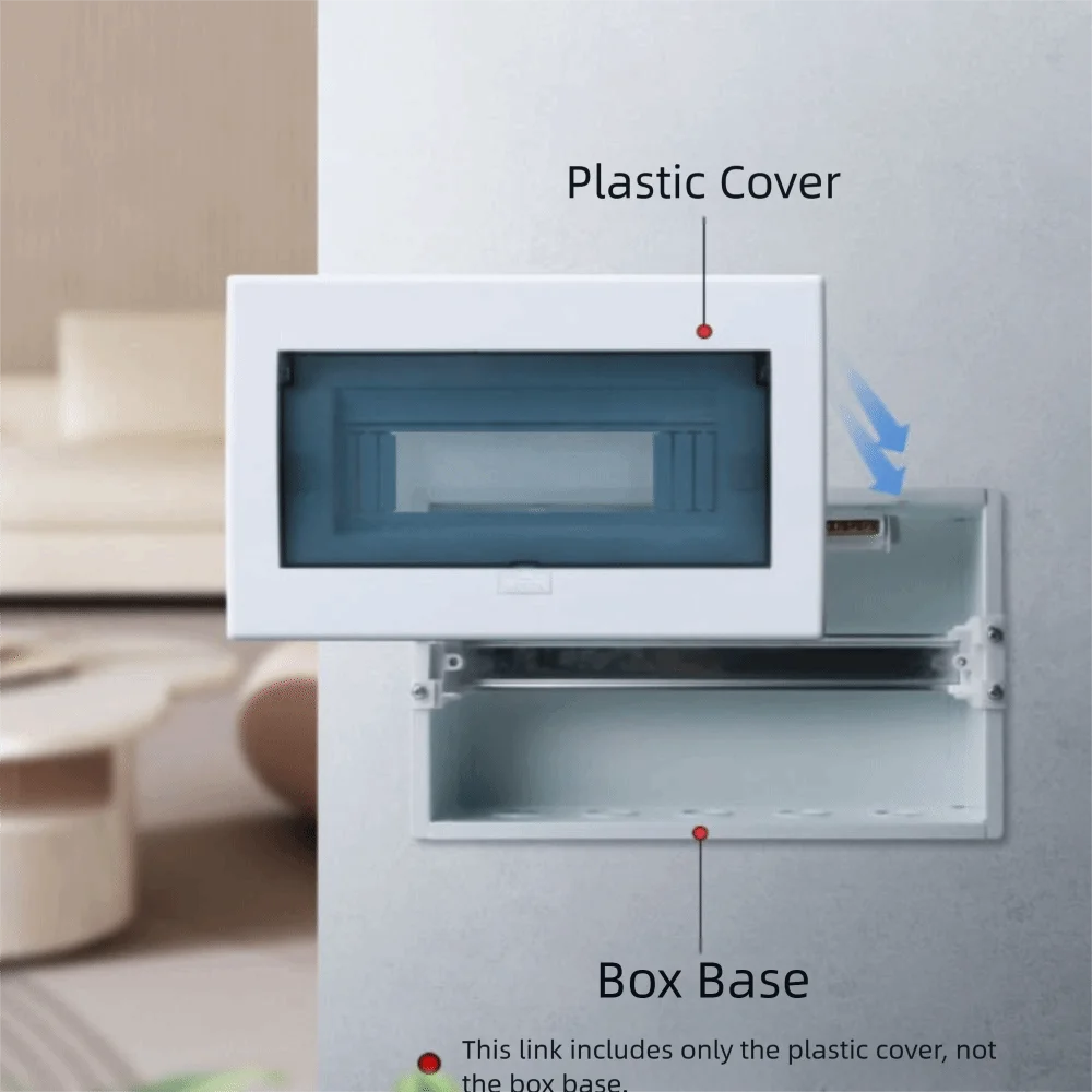 Weatherproof Electric Box Cover Decorative Transparent Lid Plastic Distribution Box Plastic Material Protection Enclosure